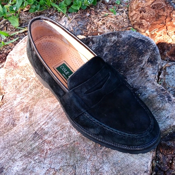COLE HAAN Cole Haan Men's Pinch Grande Suede Penny Loafer - Picture 2 of 16